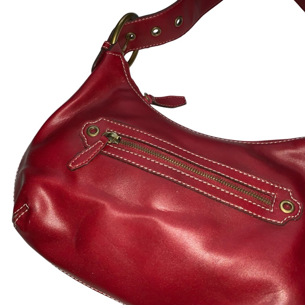Y2K Nine West Hobo Leather Shoulder Bag - Picture 8 of 11